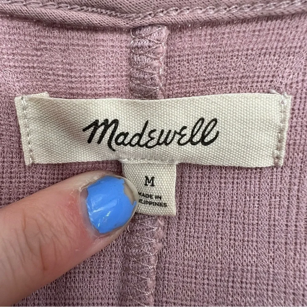 Madewell Cross‎ Front Flutter Sleeve Minidress in Pink